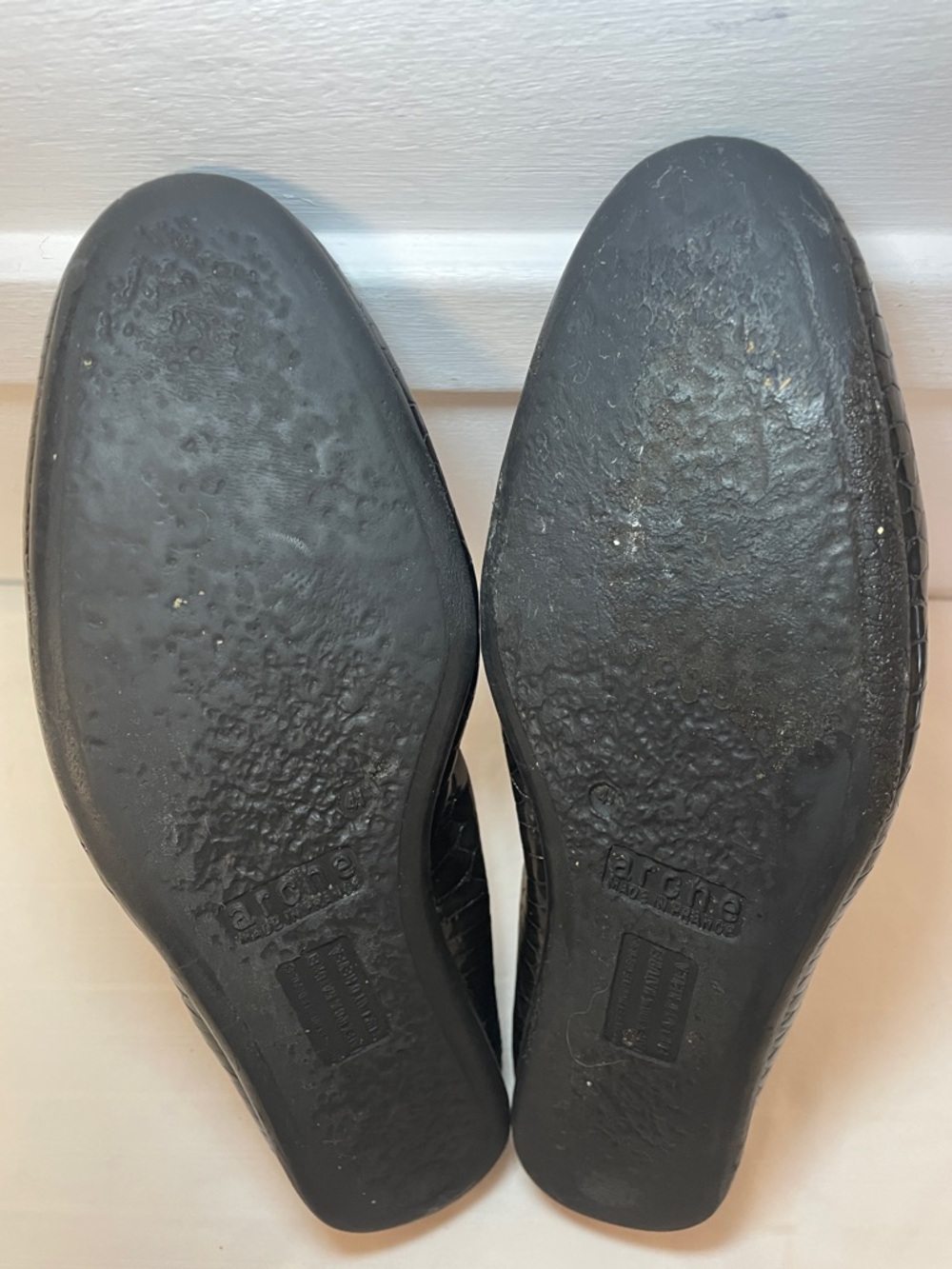 Arche Laius Patent Leather Ballet Flats women’s size 9.5 green but look black - Picture 15 of 16